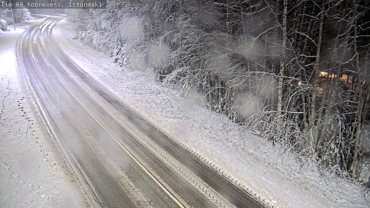 Weather Camera Image Väg 69 Konnevesi, Istunmäki, Konnevesi, Keski-Suomi