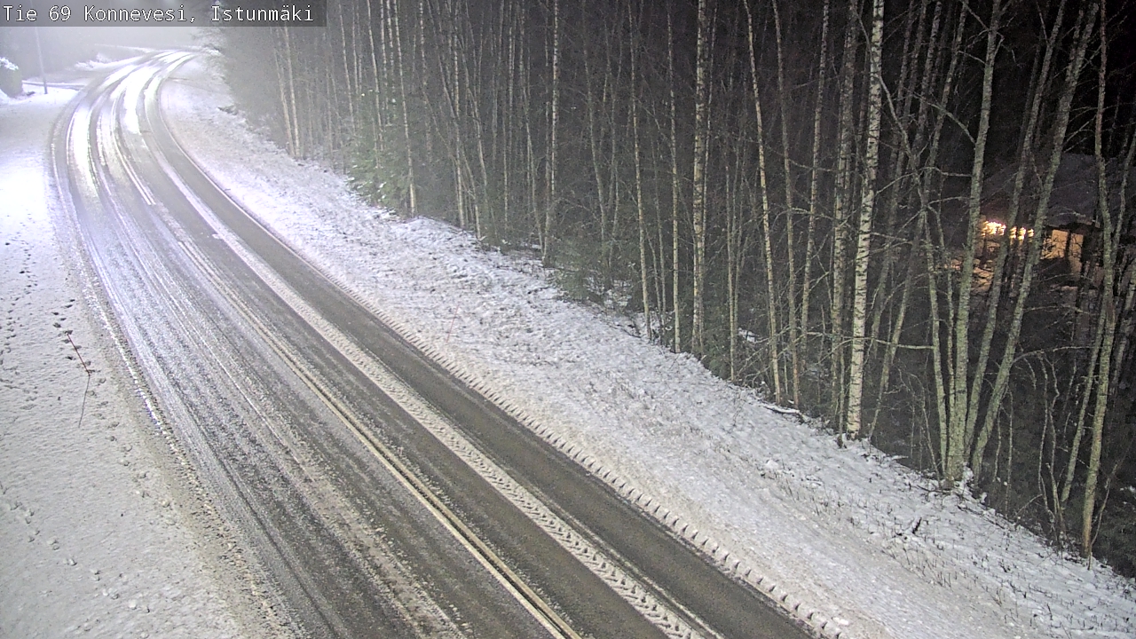 Weather Camera Image Väg 69 Konnevesi, Istunmäki, Konnevesi, Keski-Suomi