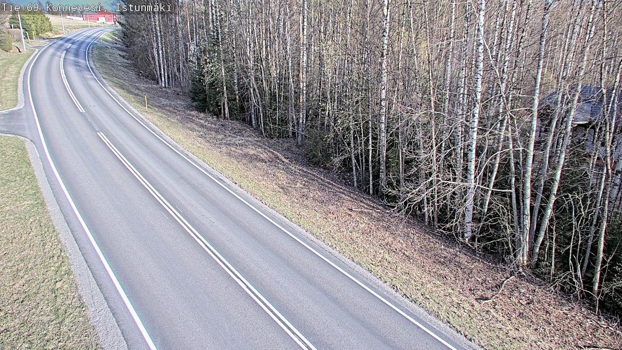 Weather Camera Image Väg 69 Konnevesi, Istunmäki, Konnevesi, Keski-Suomi
