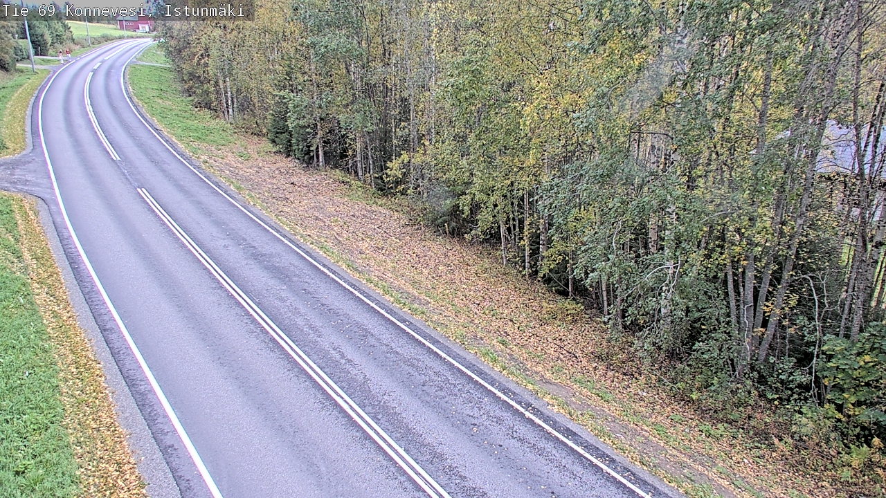 Weather Camera Image Väg 69 Konnevesi, Istunmäki, Konnevesi, Keski-Suomi