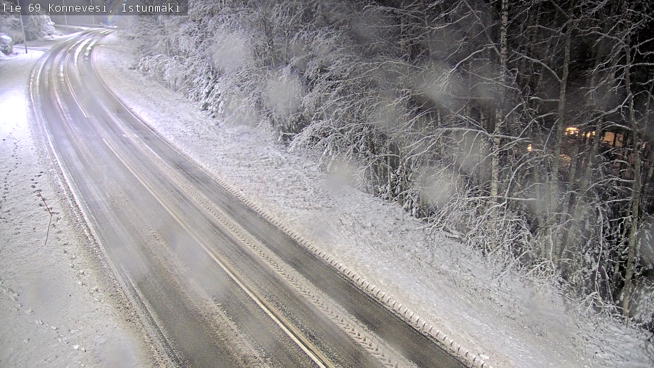 Weather Camera Image Väg 69 Konnevesi, Istunmäki, Konnevesi, Keski-Suomi