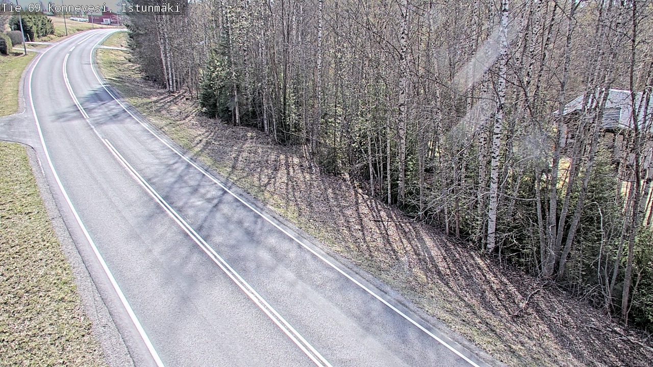 Weather Camera Image Väg 69 Konnevesi, Istunmäki, Konnevesi, Keski-Suomi