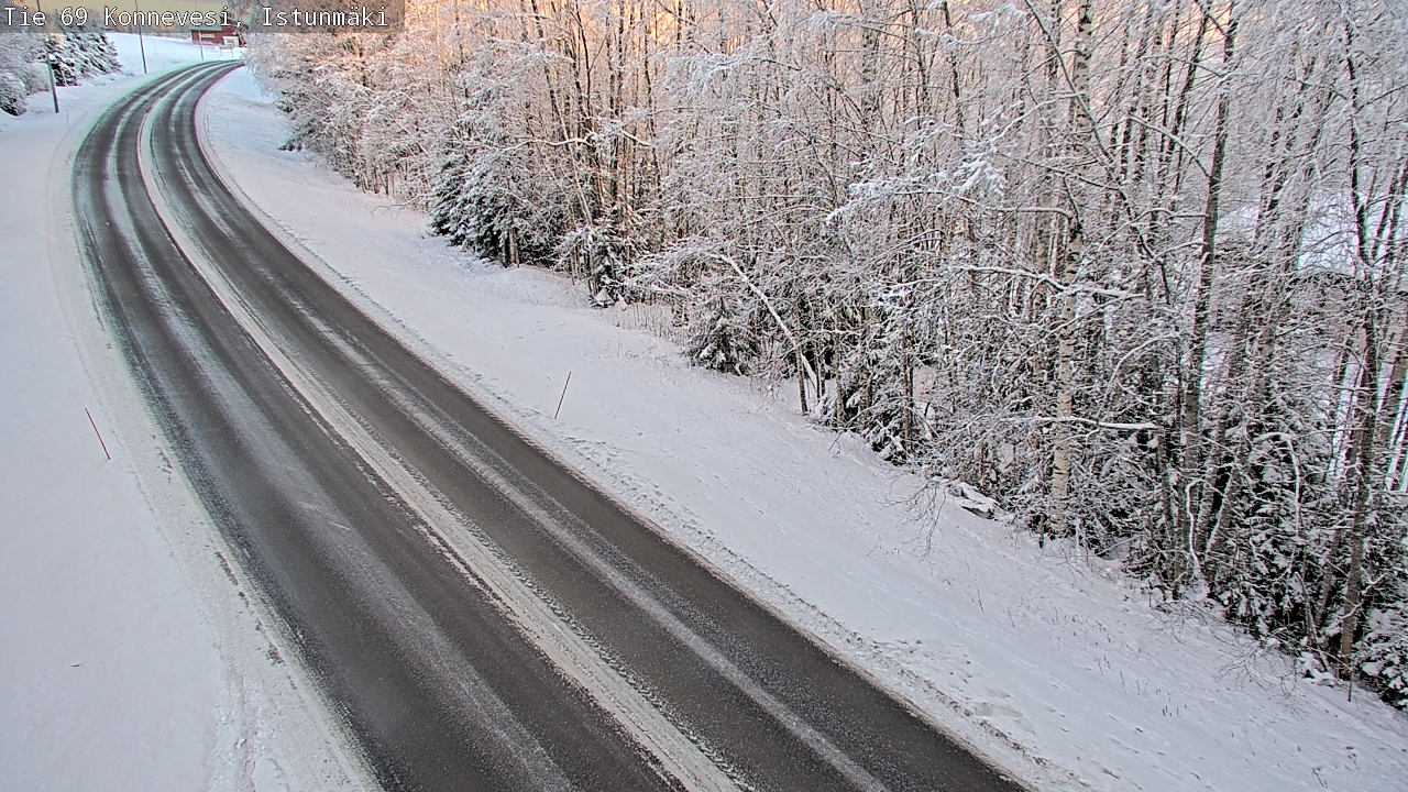 Weather Camera Image Road 69 Konnevesi, Istunmäki, Konnevesi, Keski-Suomi