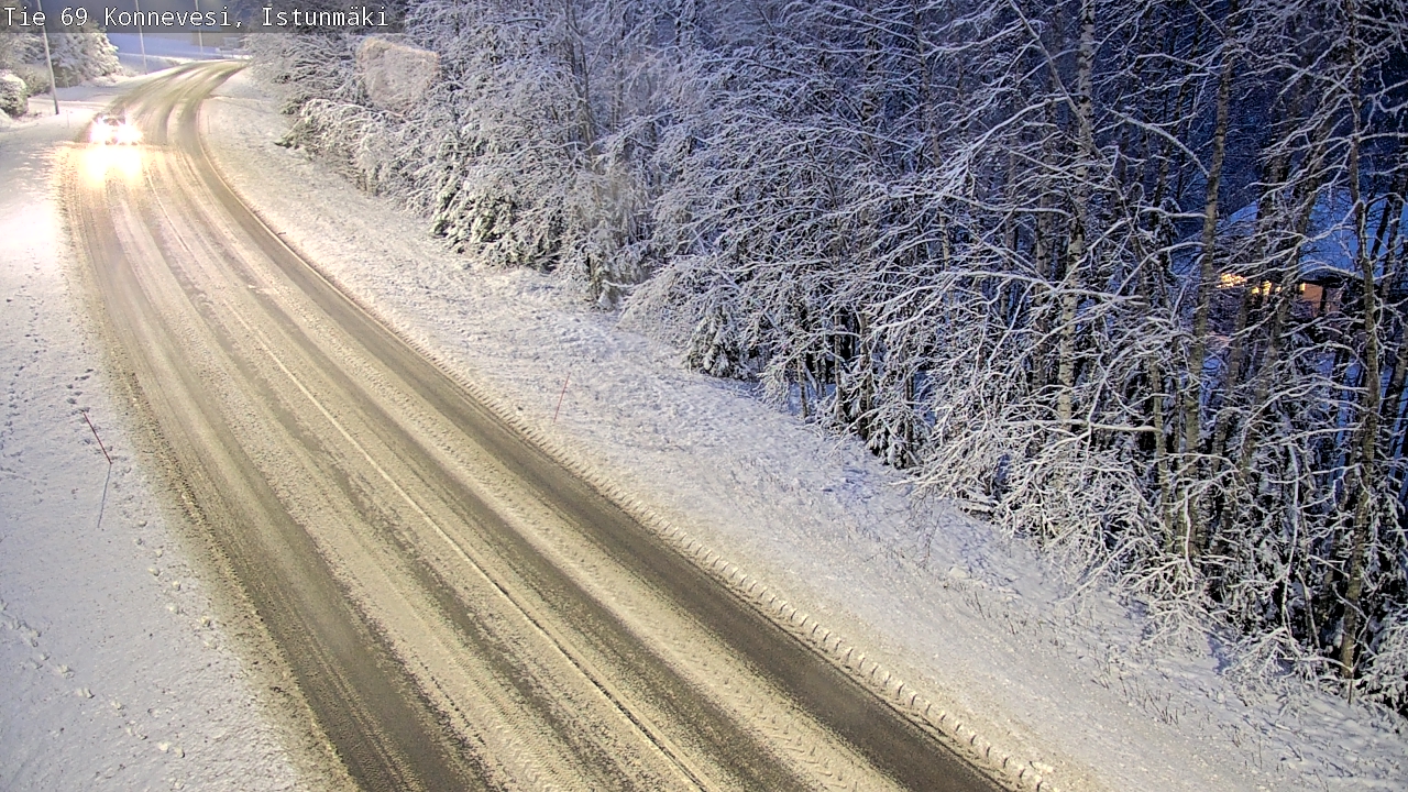 Weather Camera Image Väg 69 Konnevesi, Istunmäki, Konnevesi, Keski-Suomi