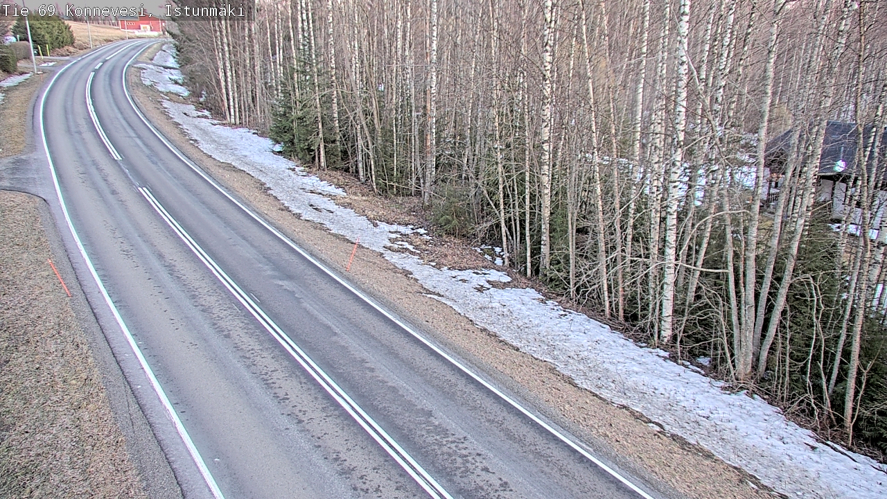 Weather Camera Image Road 69 Konnevesi, Istunmäki, Konnevesi, Keski-Suomi