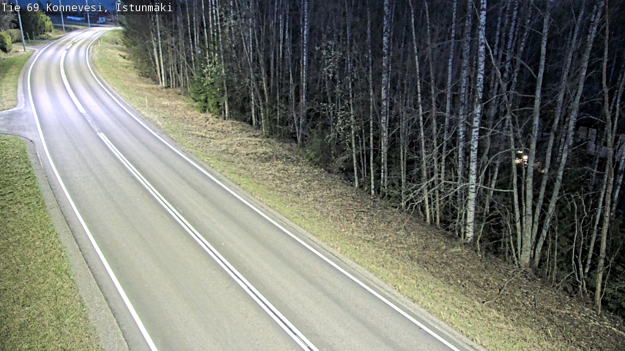 Weather Camera Image Väg 69 Konnevesi, Istunmäki, Konnevesi, Keski-Suomi