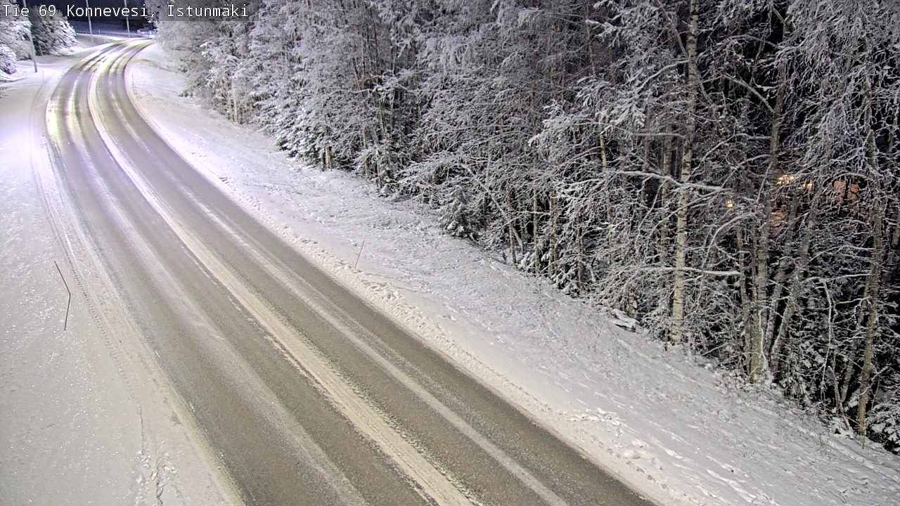 Weather Camera Image Road 69 Konnevesi, Istunmäki, Konnevesi, Keski-Suomi