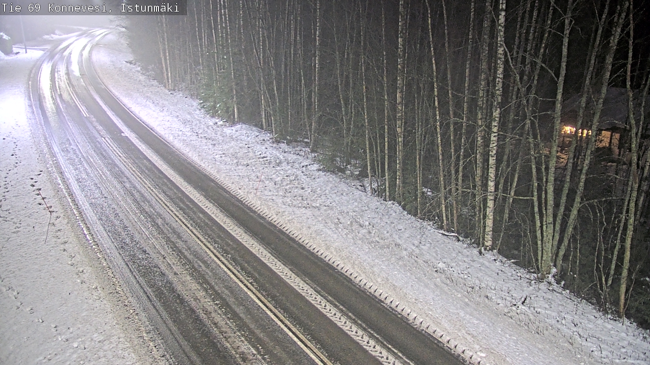 Weather Camera Image Väg 69 Konnevesi, Istunmäki, Konnevesi, Keski-Suomi