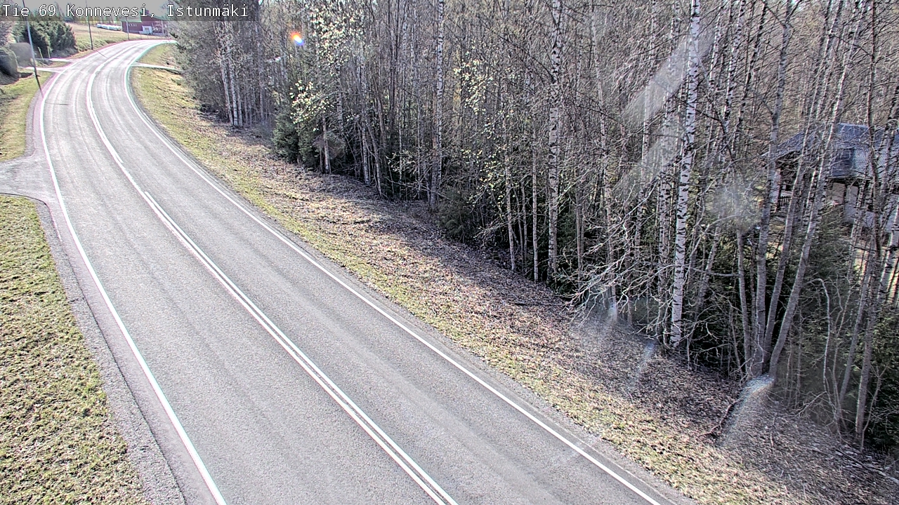 Weather Camera Image Väg 69 Konnevesi, Istunmäki, Konnevesi, Keski-Suomi
