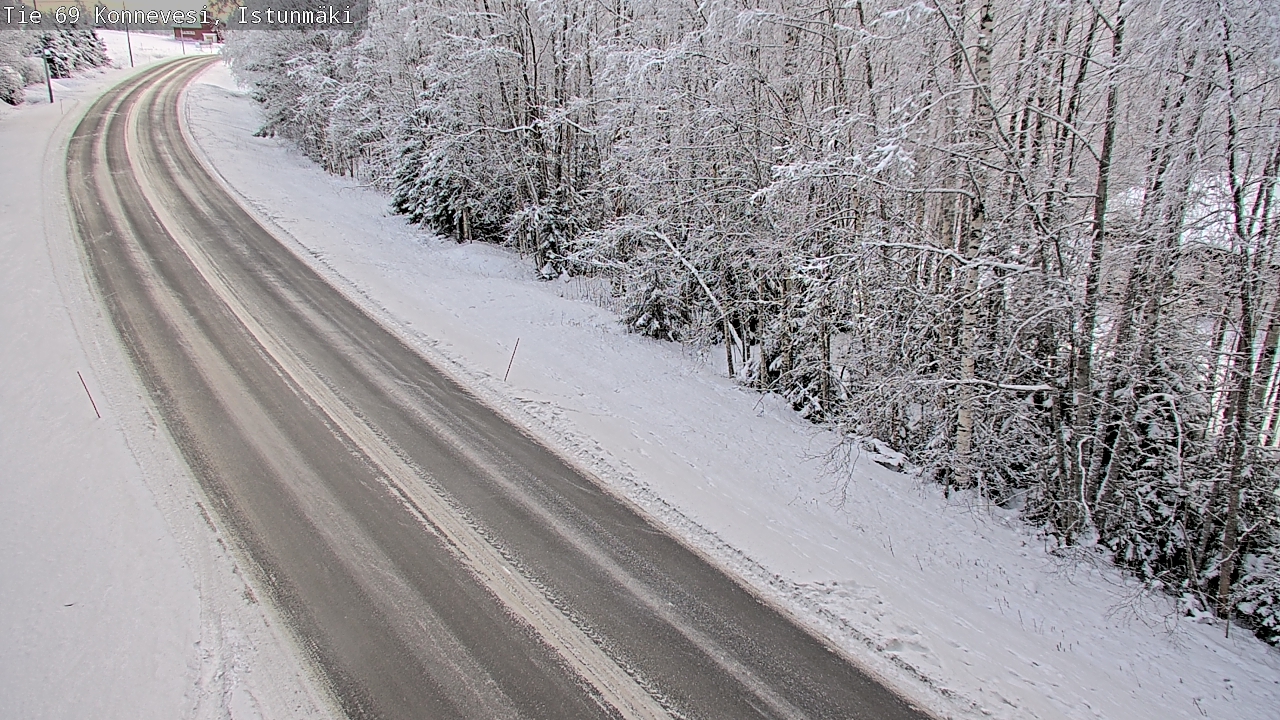 Weather Camera Image Road 69 Konnevesi, Istunmäki, Konnevesi, Keski-Suomi