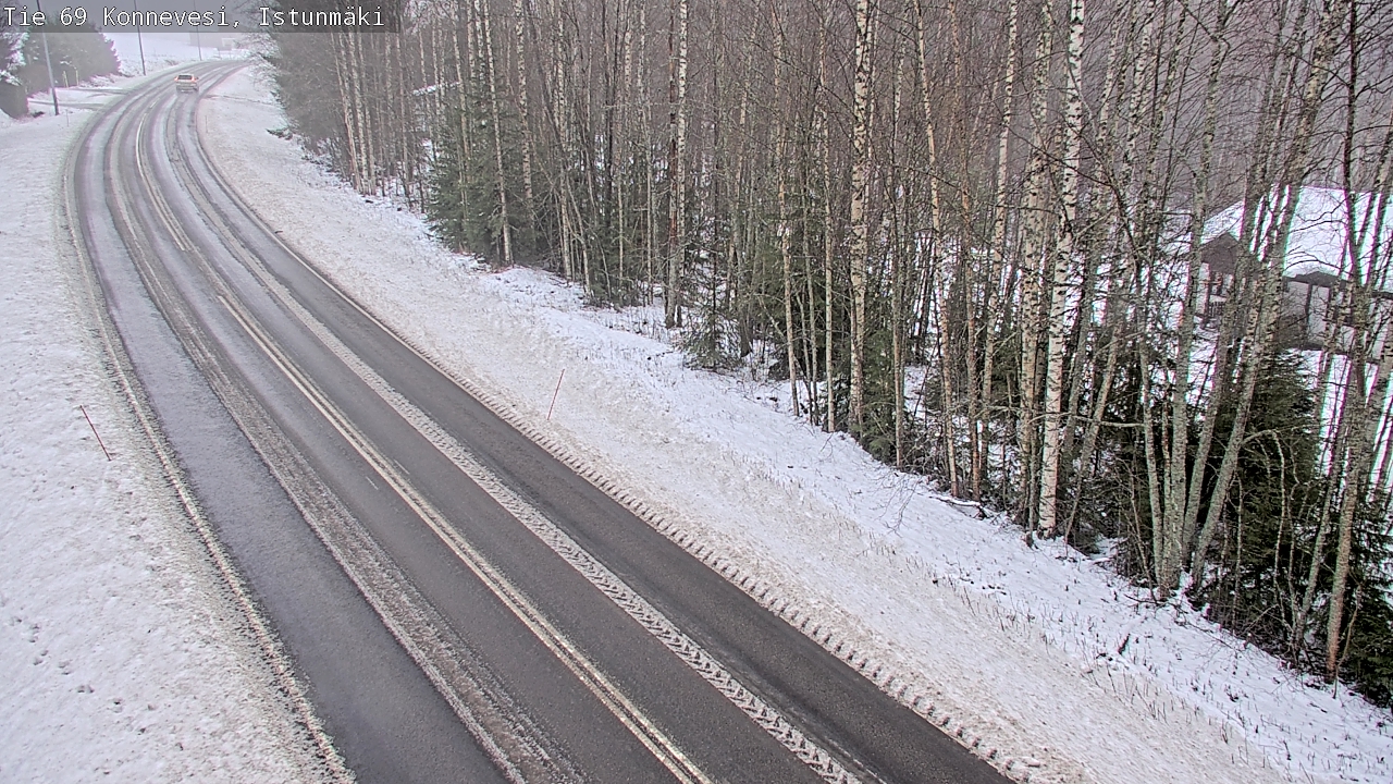 Weather Camera Image Väg 69 Konnevesi, Istunmäki, Konnevesi, Keski-Suomi