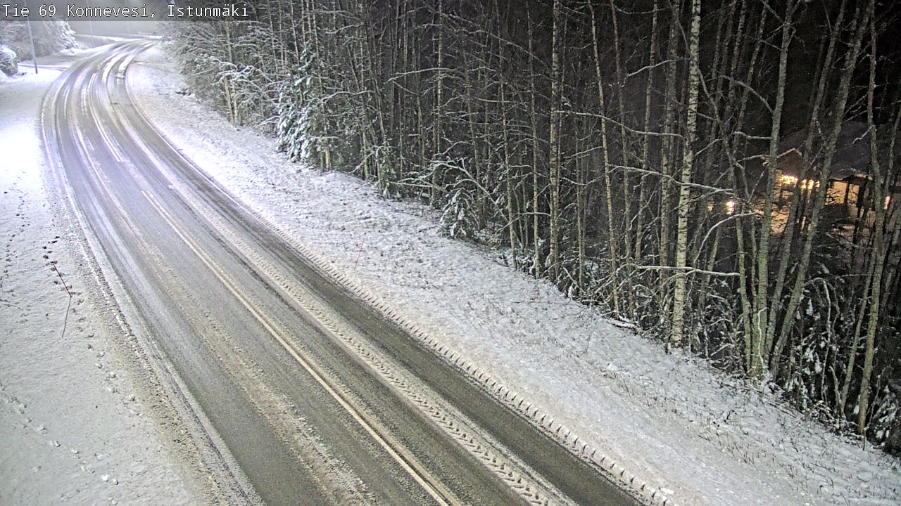 Weather Camera Image Väg 69 Konnevesi, Istunmäki, Konnevesi, Keski-Suomi