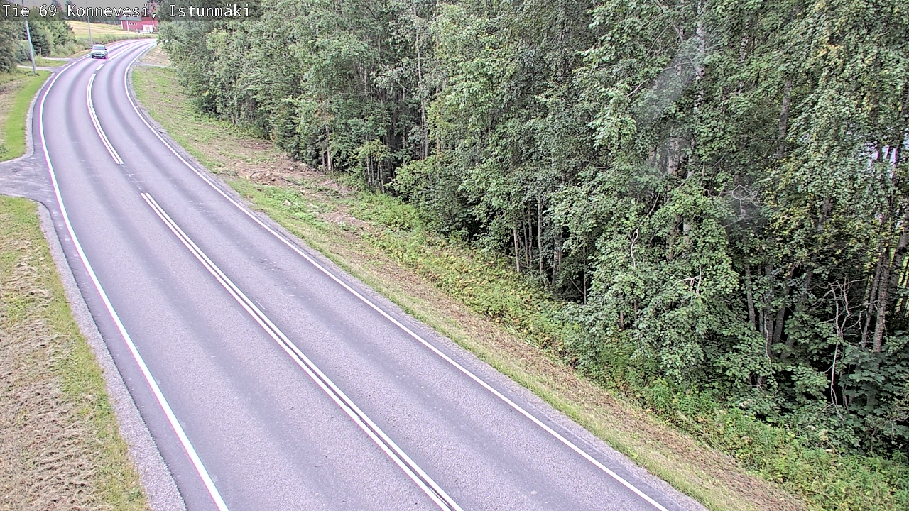 Weather Camera Image Road 69 Konnevesi, Istunmäki, Konnevesi, Keski-Suomi