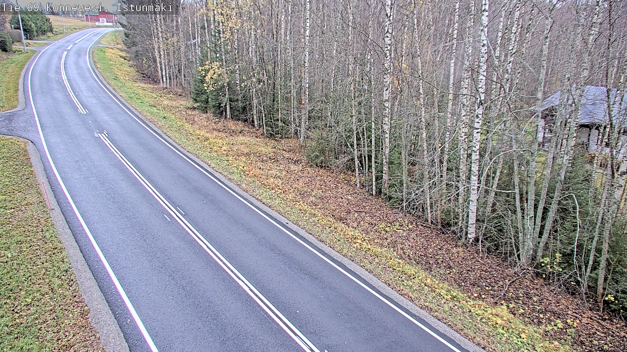 Weather Camera Image Väg 69 Konnevesi, Istunmäki, Konnevesi, Keski-Suomi