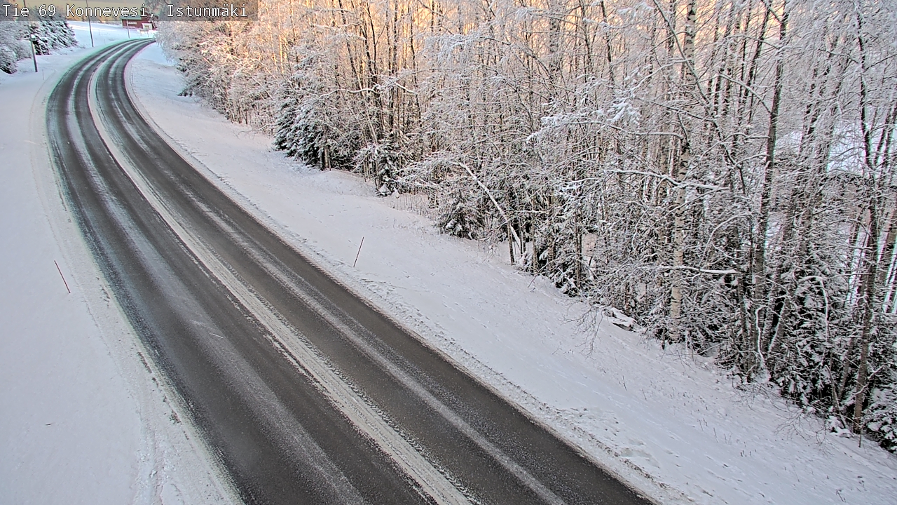 Weather Camera Image Road 69 Konnevesi, Istunmäki, Konnevesi, Keski-Suomi