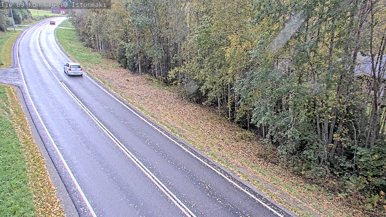 Weather Camera Image Väg 69 Konnevesi, Istunmäki, Konnevesi, Keski-Suomi