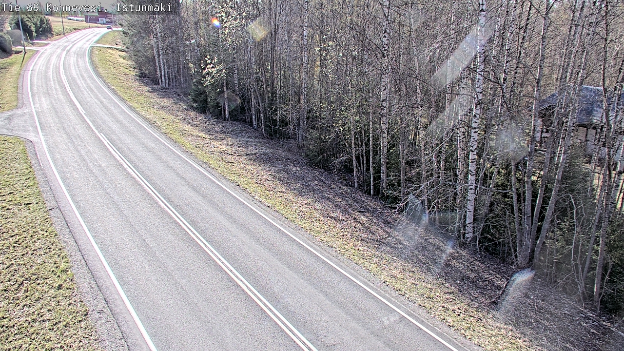 Weather Camera Image Väg 69 Konnevesi, Istunmäki, Konnevesi, Keski-Suomi