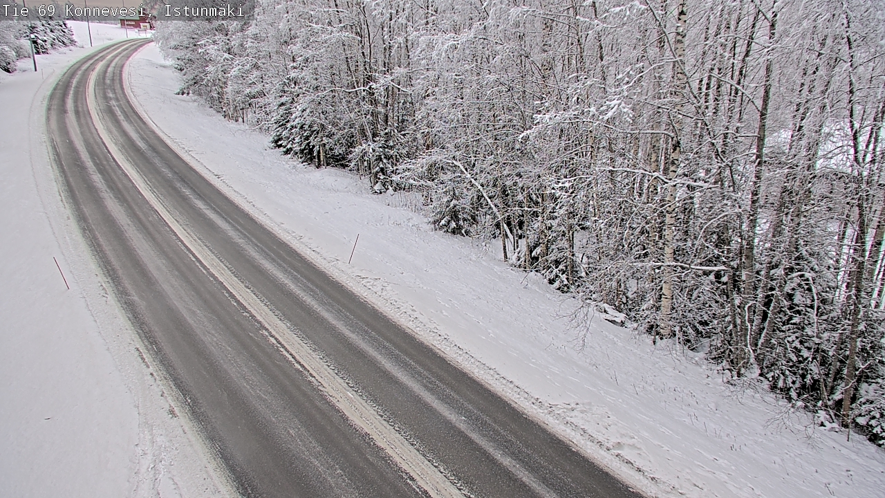 Weather Camera Image Road 69 Konnevesi, Istunmäki, Konnevesi, Keski-Suomi