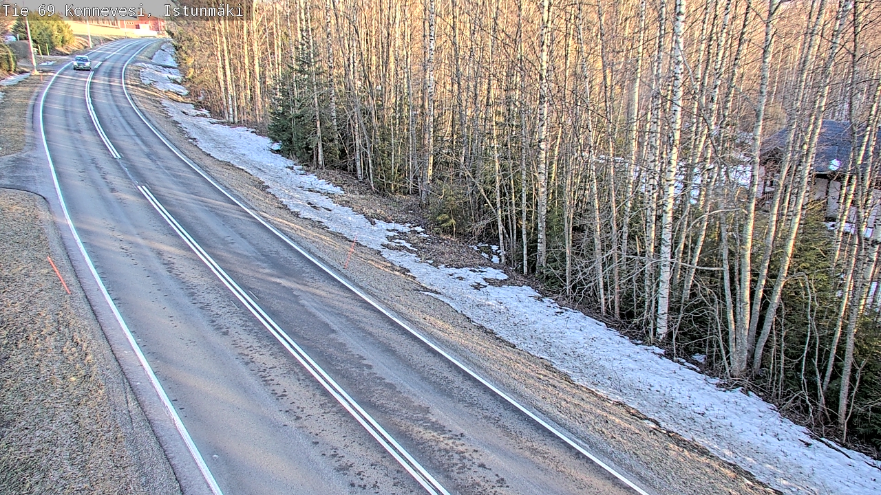 Weather Camera Image Road 69 Konnevesi, Istunmäki, Konnevesi, Keski-Suomi