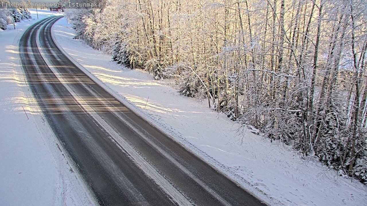 Weather Camera Image Road 69 Konnevesi, Istunmäki, Konnevesi, Keski-Suomi
