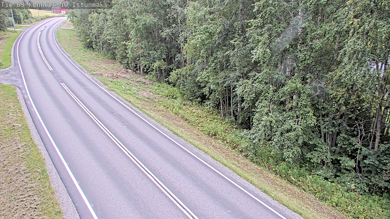 Weather Camera Image Road 69 Konnevesi, Istunmäki, Konnevesi, Keski-Suomi