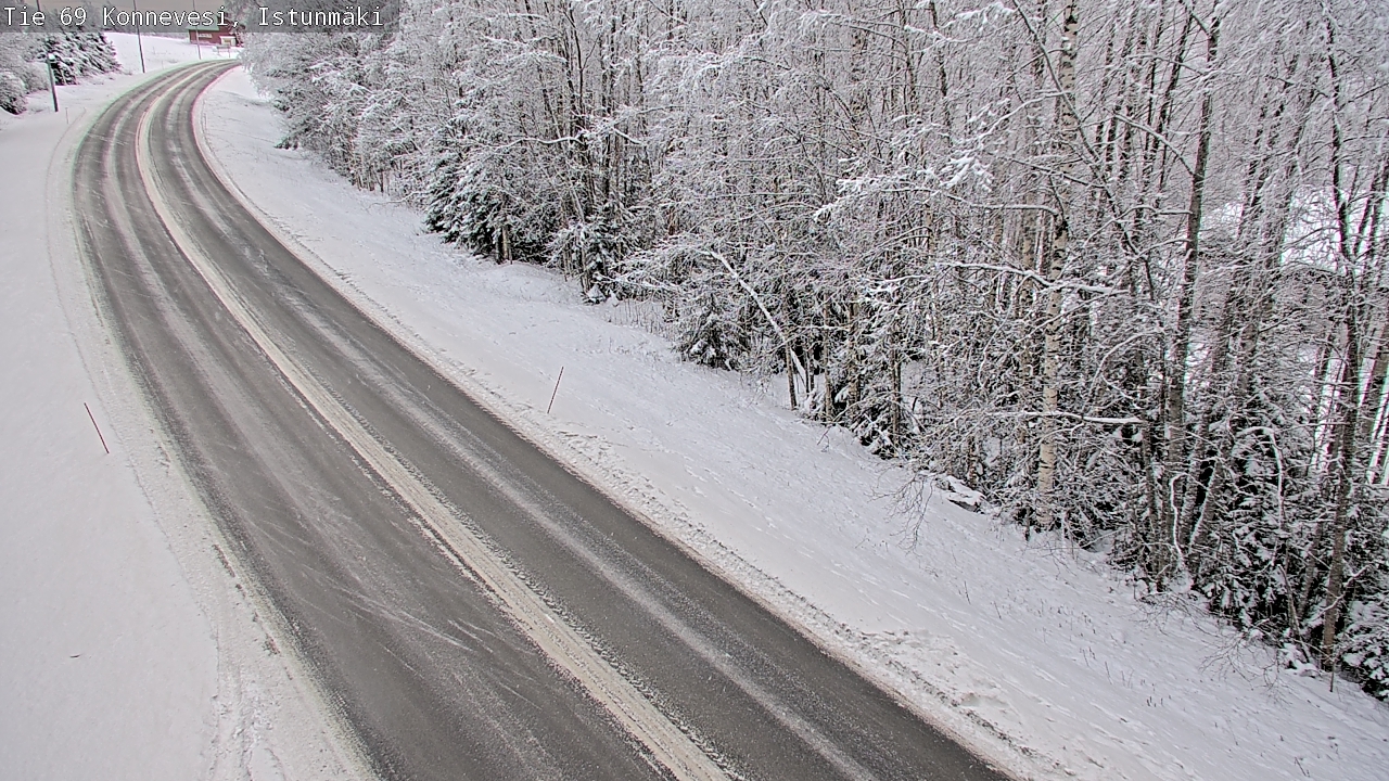 Weather Camera Image Road 69 Konnevesi, Istunmäki, Konnevesi, Keski-Suomi
