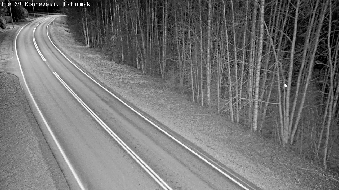 Weather Camera Image Väg 69 Konnevesi, Istunmäki, Konnevesi, Keski-Suomi