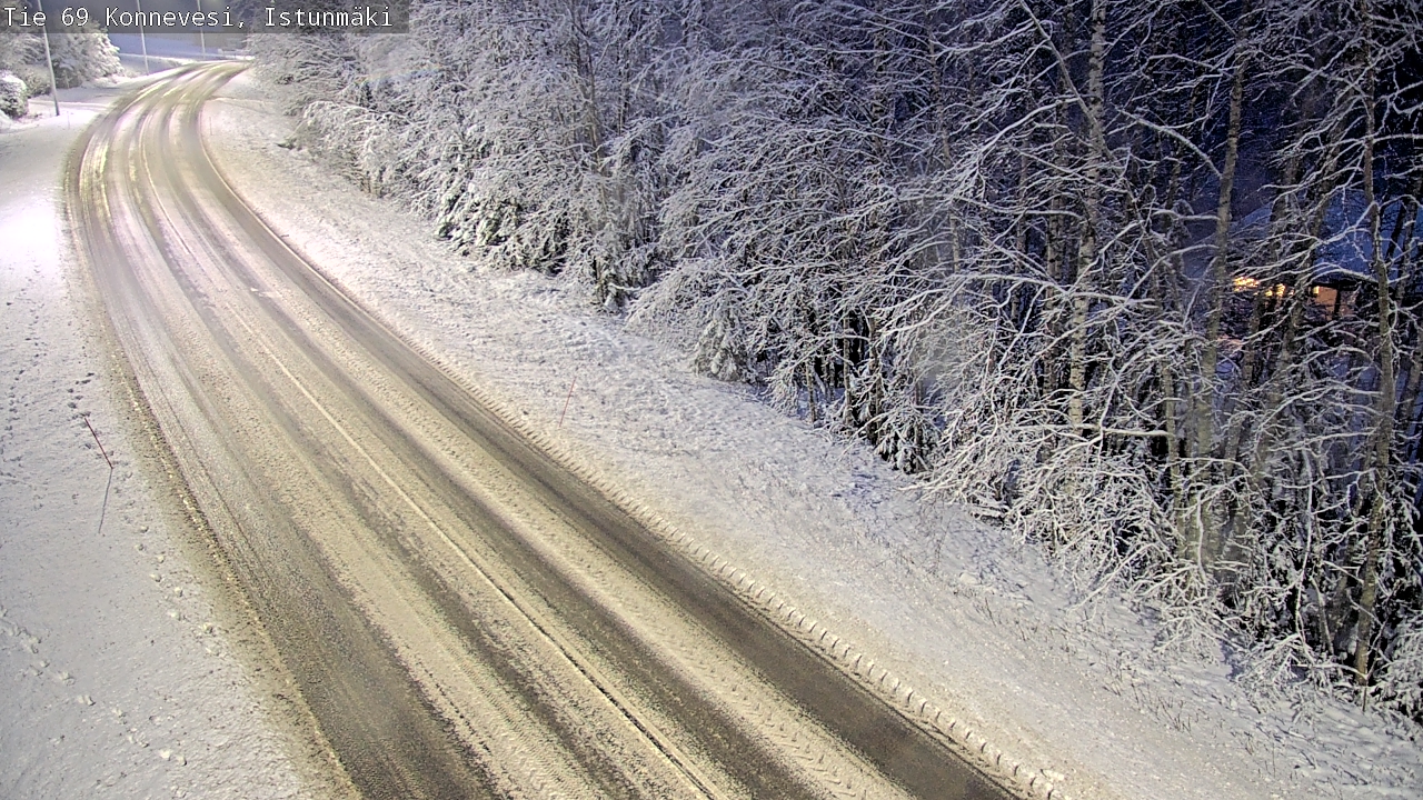 Weather Camera Image Väg 69 Konnevesi, Istunmäki, Konnevesi, Keski-Suomi