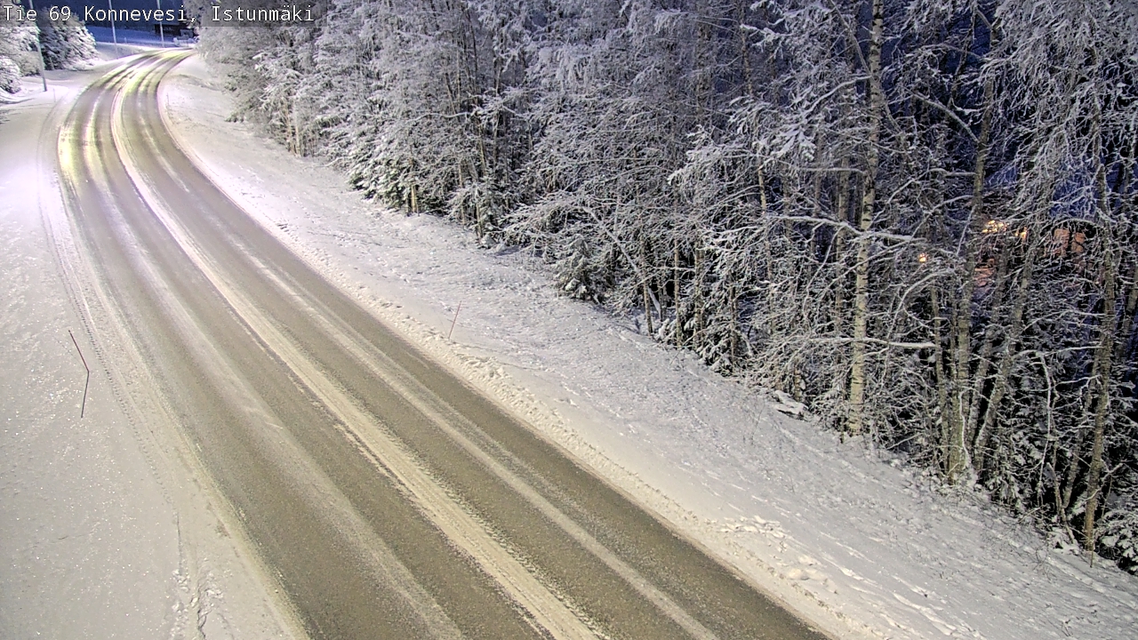 Weather Camera Image Road 69 Konnevesi, Istunmäki, Konnevesi, Keski-Suomi