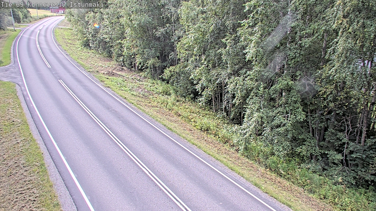 Weather Camera Image Road 69 Konnevesi, Istunmäki, Konnevesi, Keski-Suomi