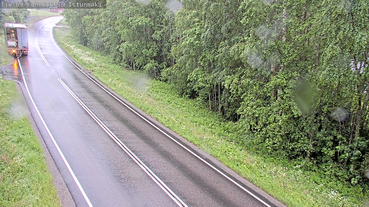 Weather Camera Image Road 69 Konnevesi, Istunmäki, Konnevesi, Keski-Suomi