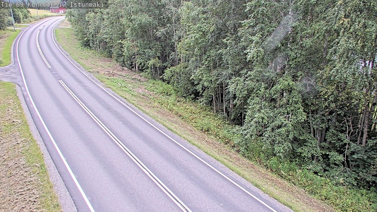 Weather Camera Image Road 69 Konnevesi, Istunmäki, Konnevesi, Keski-Suomi