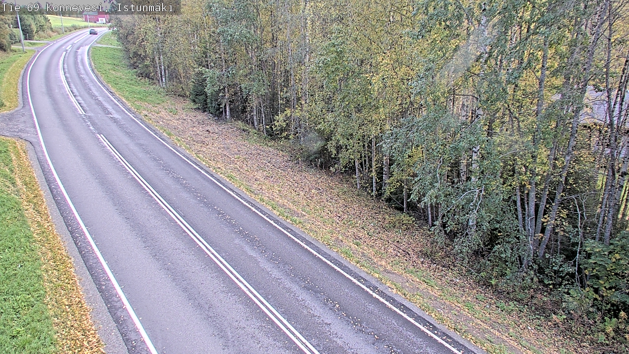 Weather Camera Image Väg 69 Konnevesi, Istunmäki, Konnevesi, Keski-Suomi