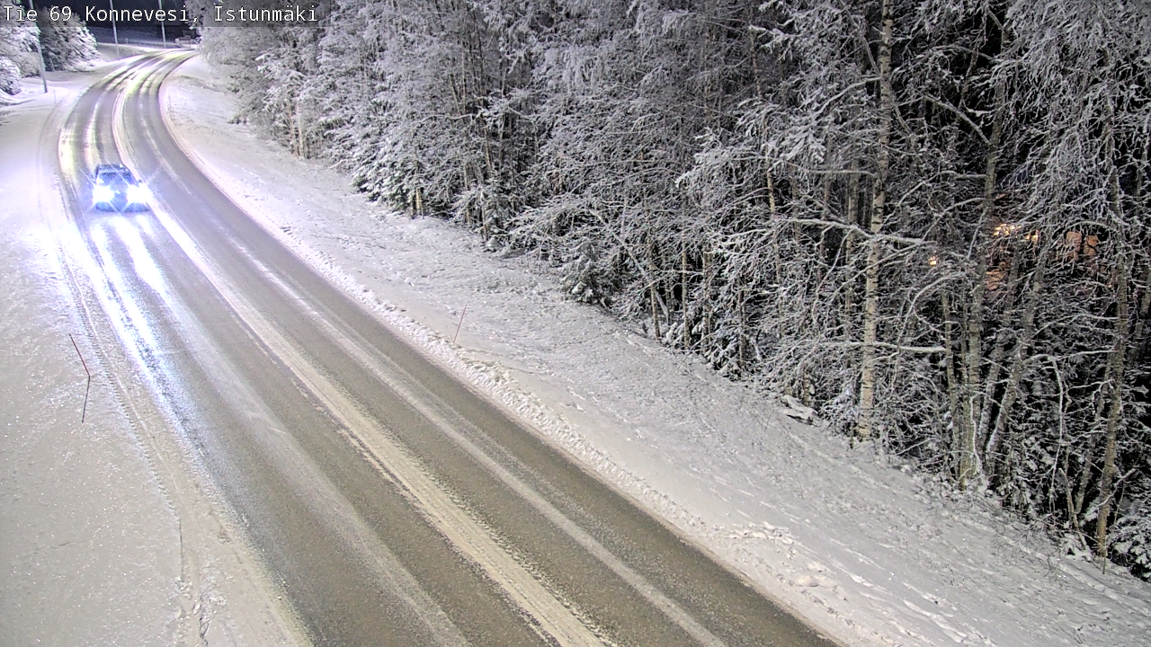 Weather Camera Image Road 69 Konnevesi, Istunmäki, Konnevesi, Keski-Suomi