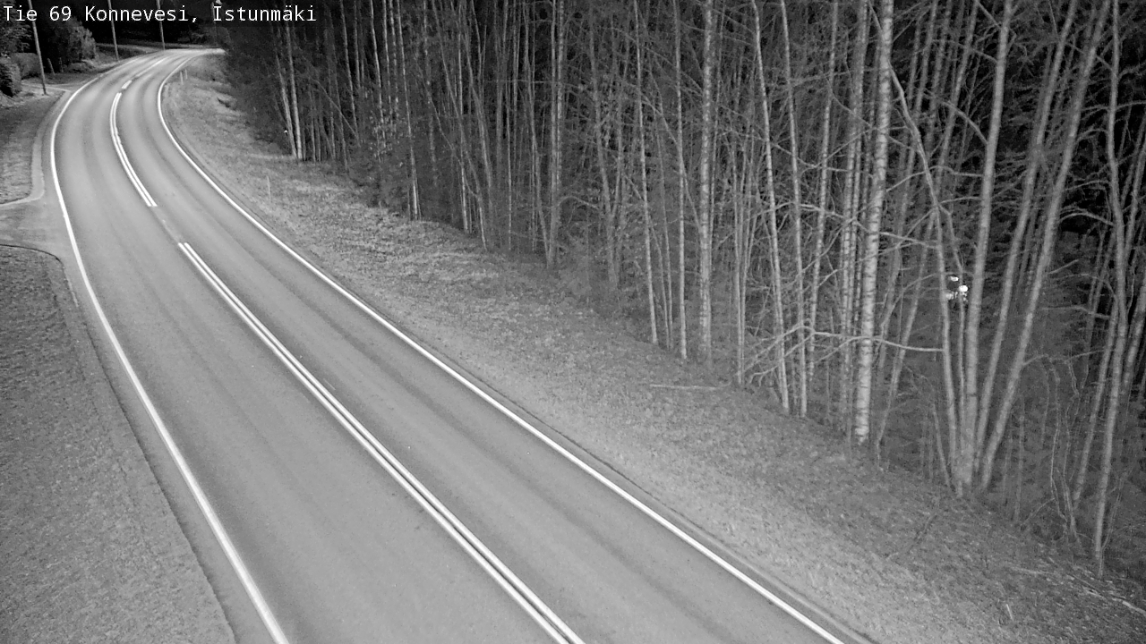 Weather Camera Image Väg 69 Konnevesi, Istunmäki, Konnevesi, Keski-Suomi