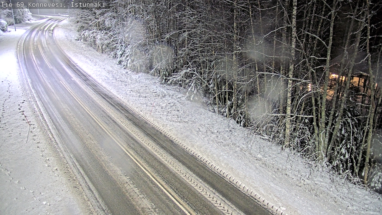 Weather Camera Image Väg 69 Konnevesi, Istunmäki, Konnevesi, Keski-Suomi