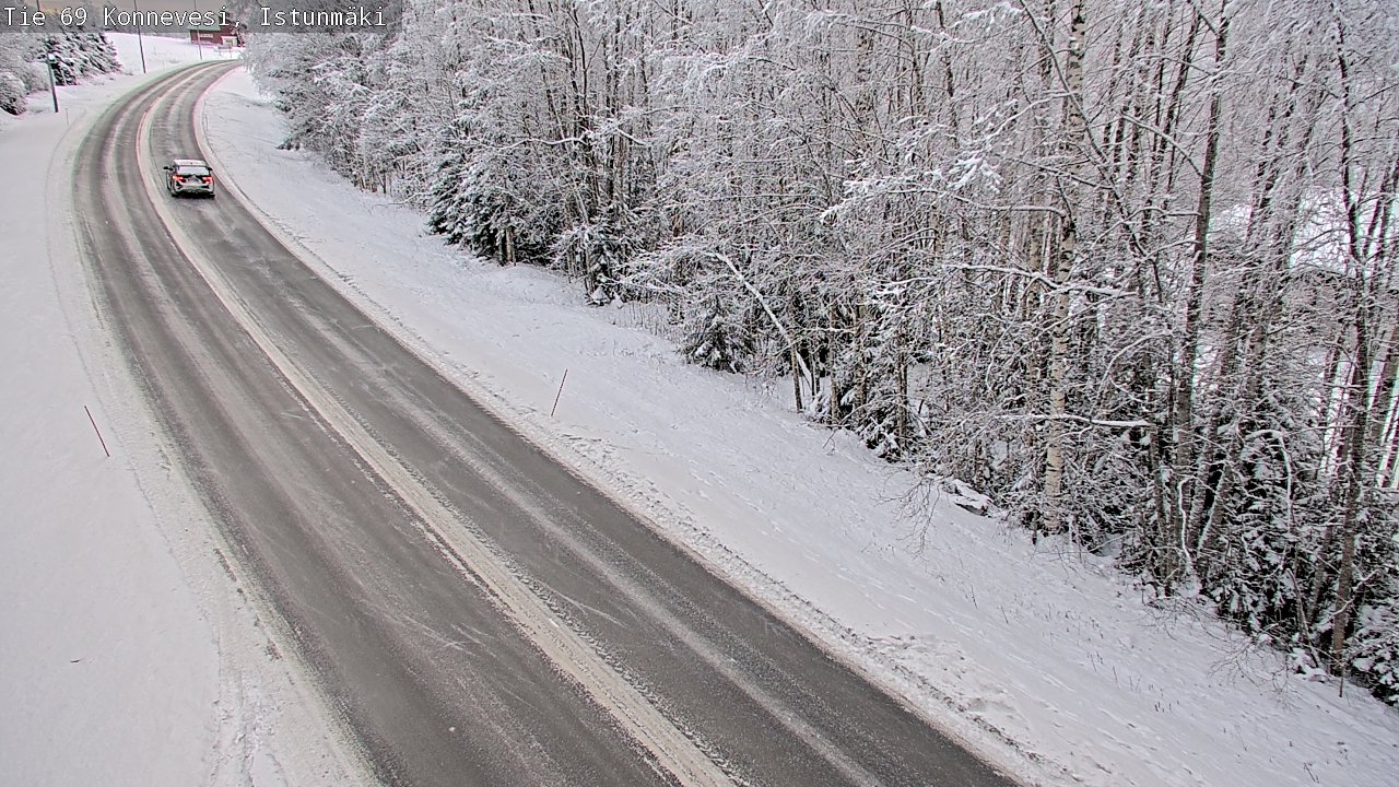 Weather Camera Image Road 69 Konnevesi, Istunmäki, Konnevesi, Keski-Suomi