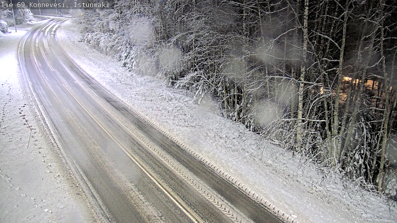 Weather Camera Image Väg 69 Konnevesi, Istunmäki, Konnevesi, Keski-Suomi