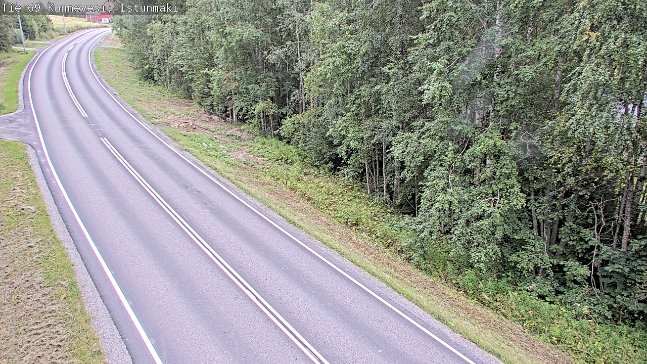 Weather Camera Image Road 69 Konnevesi, Istunmäki, Konnevesi, Keski-Suomi