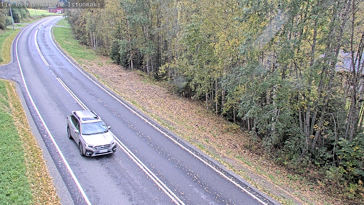 Weather Camera Image Väg 69 Konnevesi, Istunmäki, Konnevesi, Keski-Suomi