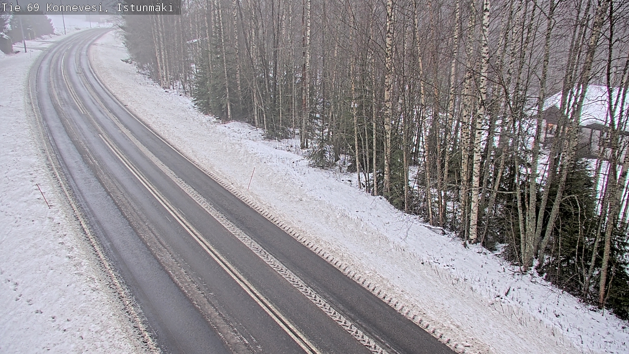Weather Camera Image Väg 69 Konnevesi, Istunmäki, Konnevesi, Keski-Suomi