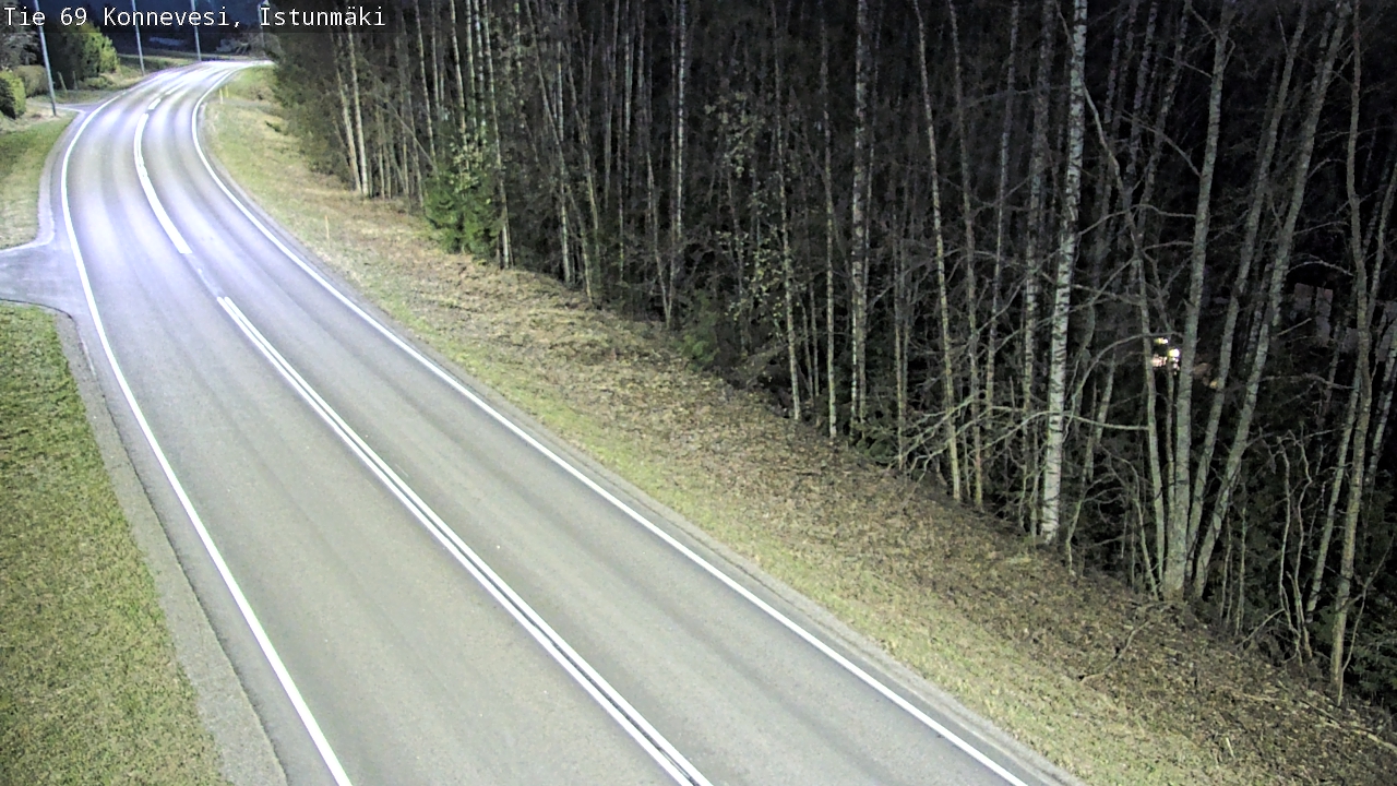 Weather Camera Image Väg 69 Konnevesi, Istunmäki, Konnevesi, Keski-Suomi