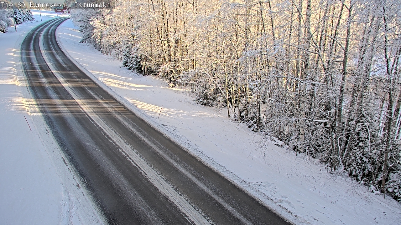 Weather Camera Image Road 69 Konnevesi, Istunmäki, Konnevesi, Keski-Suomi