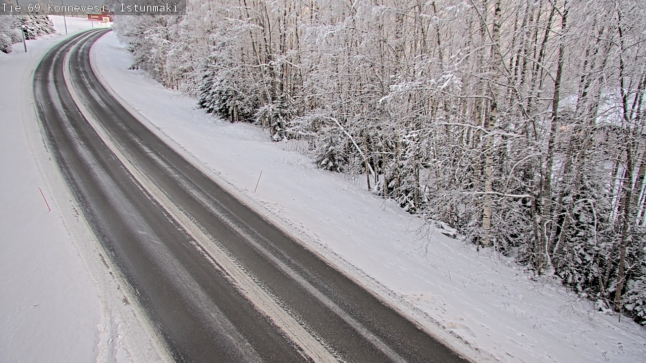 Weather Camera Image Road 69 Konnevesi, Istunmäki, Konnevesi, Keski-Suomi
