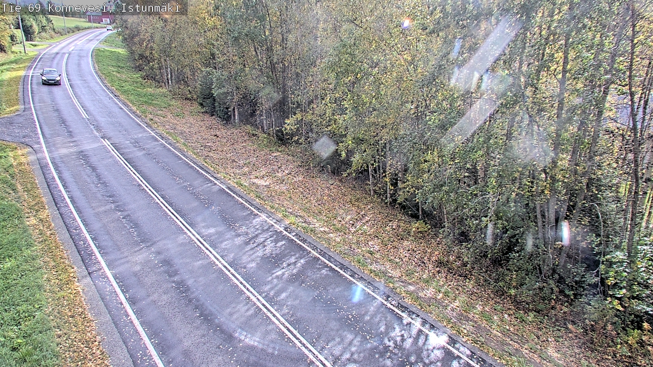 Weather Camera Image Väg 69 Konnevesi, Istunmäki, Konnevesi, Keski-Suomi