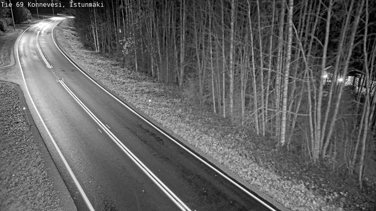 Weather Camera Image Väg 69 Konnevesi, Istunmäki, Konnevesi, Keski-Suomi