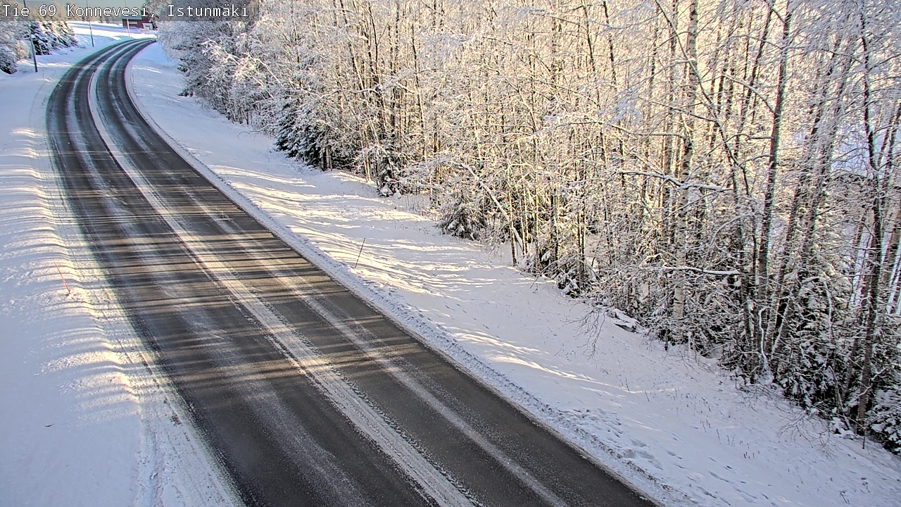 Weather Camera Image Road 69 Konnevesi, Istunmäki, Konnevesi, Keski-Suomi