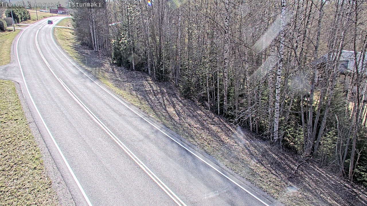 Weather Camera Image Väg 69 Konnevesi, Istunmäki, Konnevesi, Keski-Suomi