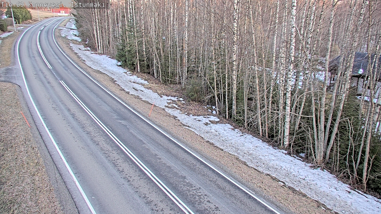Weather Camera Image Road 69 Konnevesi, Istunmäki, Konnevesi, Keski-Suomi