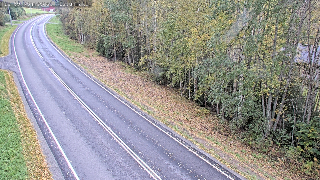 Weather Camera Image Väg 69 Konnevesi, Istunmäki, Konnevesi, Keski-Suomi